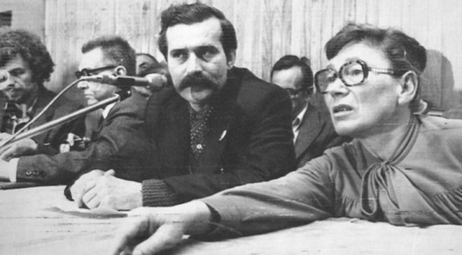 Анна Валентинович і Лех Валенса