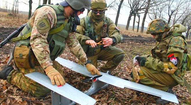Літак-безпілотник у зоні АТО